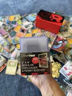 Pokemon TCG 2000+ Card Bulk Lot + Accessories - Card Savers/Toploaders/Sleeves - Image 4