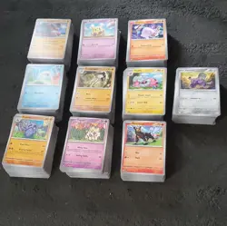 Pokemon TCG 1,000 card bulk lot. All common & uncommon regulars. Near mint. - Image 2