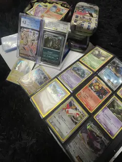 Pokemon Card Collection Lot With Vintage, Slabs, Jumbo, Holos, Tins, Etc - Image 1