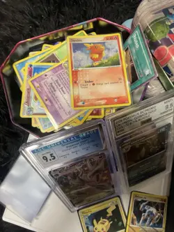Pokemon Card Collection Lot With Vintage, Slabs, Jumbo, Holos, Tins, Etc - Image 4