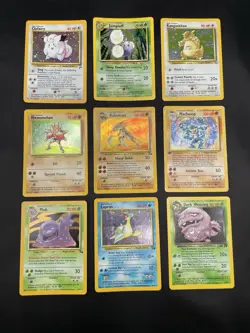 Vintage Pokemon Card Rare Holo Lot - WOTC Era Only Collection - 1999/2000 MP/HP - Image 1