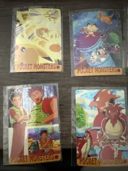 Vintage Japanese Pokemon Pocket Monsters Collection Carddass Cards Lot of 27 - Image 4