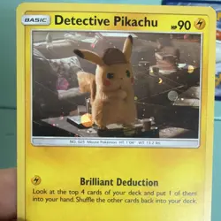 Pokemon TCG Detective Pikachu SM194 Promo Holo Basic 90HP English 2019 - Image 3