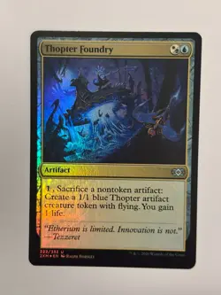 Thopter Foundry Double Masters Foil Magic the Gathering Card - Image 1