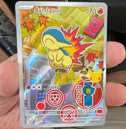 Pokemon TCG Cyndaquil 047 McDonald's Collection 2025 Promo Holo English 70 HP - Image 1