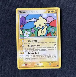 Pokemon TCG Minun POP Series 3 4/17 Holo Promo Basic 50 HP English 2006 - Image 1
