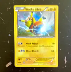 Pokemon TCG Pikachu Libre 30/30 XY Trainer Kit Promo Holo 80 HP English - Image 1