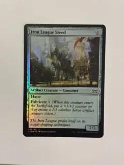 Iron League Steed Double Masters Foil Magic the Gathering Card - Image 1