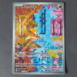 Pokemon TCG Sv05 Temporal Forces Deerling 165/162 IR Holo 70 HP English 2024 - Image 1