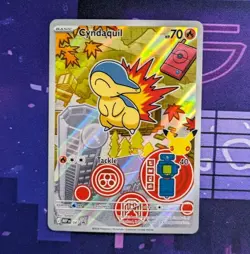 Pokemon TCG Cyndaquil 047 MEP English Holo Promo Basic Fire HP 70 - Image 1