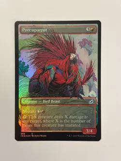 Porcuparrot (Showcase) Ikoria: Lair of Behemoths Foil Magic the Gathering Card - Image 1