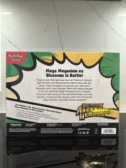 Pokemon TCG Ascended Heroes Mega Meganium EX box Brand New Factory Sealed - Image 2
