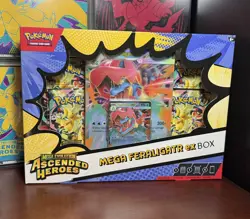 Pokemon TCG Mega Evolution Ascended Heroes Mega Feraligatr ex Box Sealed NEW - Image 1