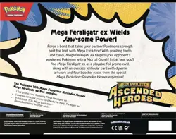 Pokemon TCG Mega Evolution Ascended Heroes Mega Feraligatr ex Box Sealed NEW - Image 2