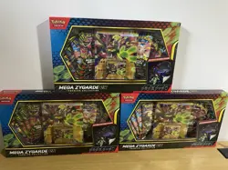 Lot Of 3 Pokemon TCG Mega Zygarde Ex Premium Collection New Sealed - Image 1