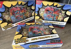 Pokemon TCG Ascended Heroes Mega Feraligatr Ex Box Brand New & Sealed x3 - Image 1