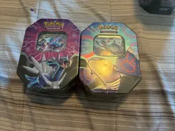 Pokemon TCG Azure Legends Tin Set - Kyogre EX Dialga EX Sealed Lot Of 2 New - Image 1