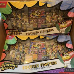 Pokemon Ascended Heroes Focused Fighters Premium Collection Box - Lot of 2 - Image 1