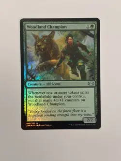 Woodland Champion Double Masters Foil Magic the Gathering Card - Image 1