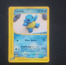 Nintendo Pokemon TCG Expedition Base Set Squirtle 131/165 Regular Common English - Image 4