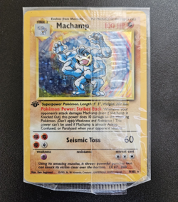 Wizards of the Coast Pokemon TCG Base Set Machamp 8/102 Holo Rare Unlimited 1999 - Image 1