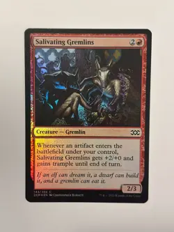 Salivating Gremlins Double Masters Magic the Gathering Card - Image 1