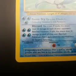 ARTICUNO 17/62 - NON-HOLO Rare - FOSSIL SET - VINTAGE WOTC POKEMON CARD - NM/M - Image 5