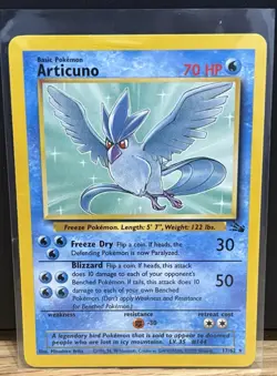Articuno 17/62 - Non Holo Rare Fossil Set WOTC Pokemon Card - NM - Image 3