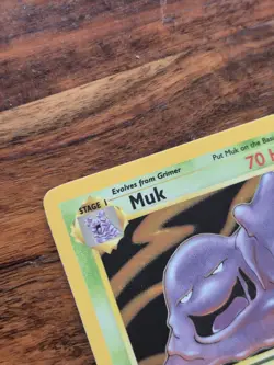 Pokemon Muk TCG Fossil Holo Unlimited Rare Card 13/62 Vintage WOTC NM Condition - Image 5