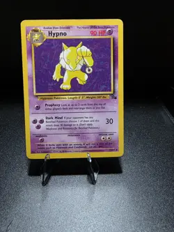 Pokemon Card Hypno 23/62 Fossil Set Non Holo Rare WOTC - Image 1