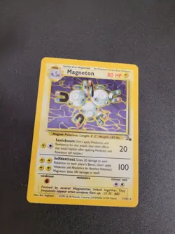 Magneton - 11/62 - Pokemon Fossil Unlimited Holo Rare Card WOTC NM - Image 2