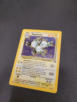Magneton - 11/62 - Pokemon Fossil Unlimited Holo Rare Card WOTC NM - Image 3