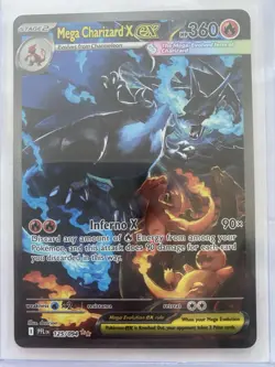 Mega Charizard X ex 125/094 Pokemon TCG English Raw PSA 10 Candidate - Image 1