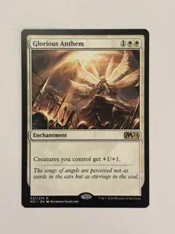 Glorious Anthem Core Set 2021 Magic the Gathering Card - Image 1