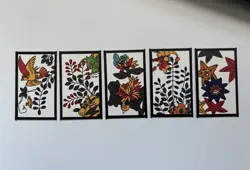 Lot of 5 - Pokemon Hanafuda 2013 Cards. Beedrill, Scyther, Starmie, Pokemon TCG - Image 1