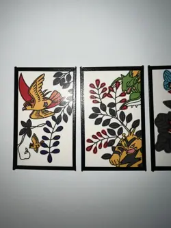 Lot of 5 - Pokemon Hanafuda 2013 Cards. Beedrill, Scyther, Starmie, Pokemon TCG - Image 2