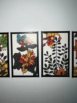 Lot of 5 - Pokemon Hanafuda 2013 Cards. Beedrill, Scyther, Starmie, Pokemon TCG - Image 3