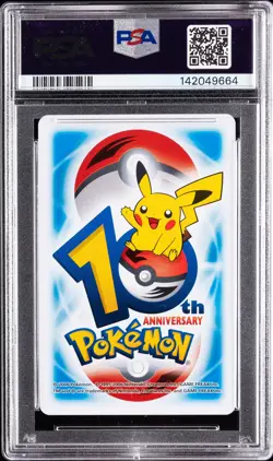 2006 POKEMON CENTER 10TH ANNIVERSARY PLAYING CARDS BLUE DECK SCYTHER PSA 10 - Image 2