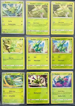 POKEMON TCG Scyther - Scizor Cards Collection Bundle X13 EX - Reverse Holo - Image 1