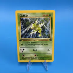 Pokemon Cards Scyther 26/64 1st Edition Jungle WOTC Rare LP - Image 1
