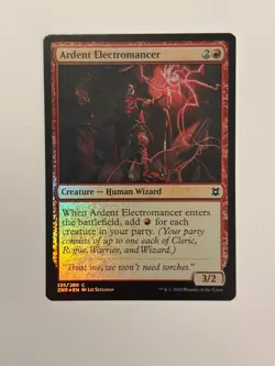 Ardent Electromancer Zendikar Rising Foil Magic the Gathering Card - Image 1