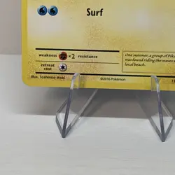Pokemon Secret Rare Surfing Pikachu 111/108 XY Evolutions 2016 Toshinao Aoki - Image 3