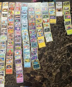 Pokemon TCG 132 Common Card Lot Bulk Collection Deck Builder Kids Mixed Cards - Image 4