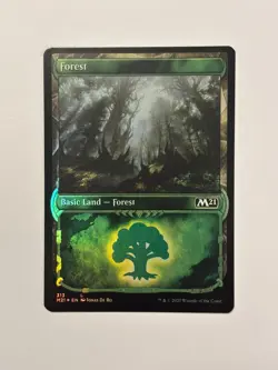 Forest (Showcase) Core Set 2021 Foil Magic the Gathering Card - Image 1