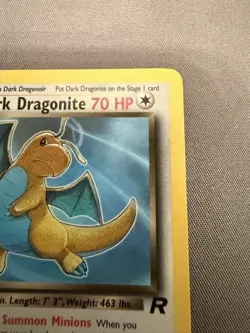 Pokemon TCG Dark Dragonite Team Rocket 22/82 1st Ed Rare Regular EN 2000 70HP - Image 3