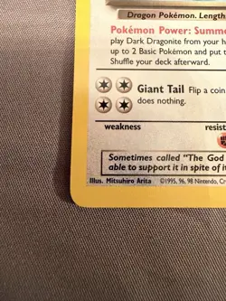 Pokemon TCG Dark Dragonite Team Rocket 22/82 1st Ed Rare Regular EN 2000 70HP - Image 5