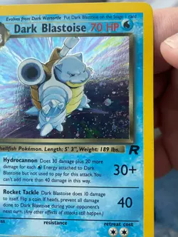 1st Edition Dark Blastoise 3/82 Team Rocket 2000 Holo Rare WOTC Pokemon TCG - LP - Image 4