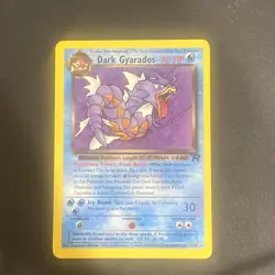 2000 Pokemon TCG Team Rocket Dark Gyarados 25/82 Non Holo Rare WOTC - NM - Image 1