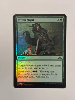 Sylvan Might Double Masters Foil Magic the Gathering Card - Image 1