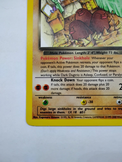 Pokemon Dark Dugtrio 23/82 Non-Holo Rare Team Rocket Set 1999-2000 WOTC NM - Image 5